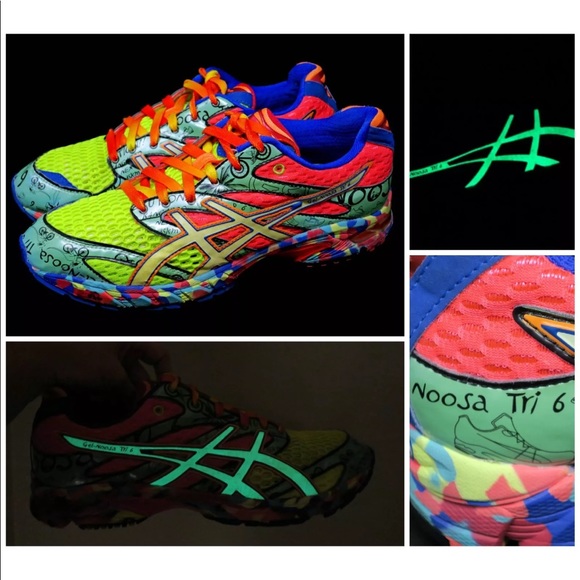 asics glow in the dark running shoes